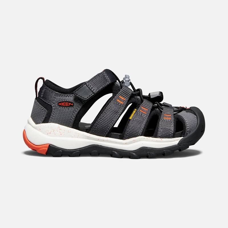 Keen Newport Neo H2 Sandalen Kinder DE-75409 Magnet/Spicy Orange - Keen Kinderschuhe Grau